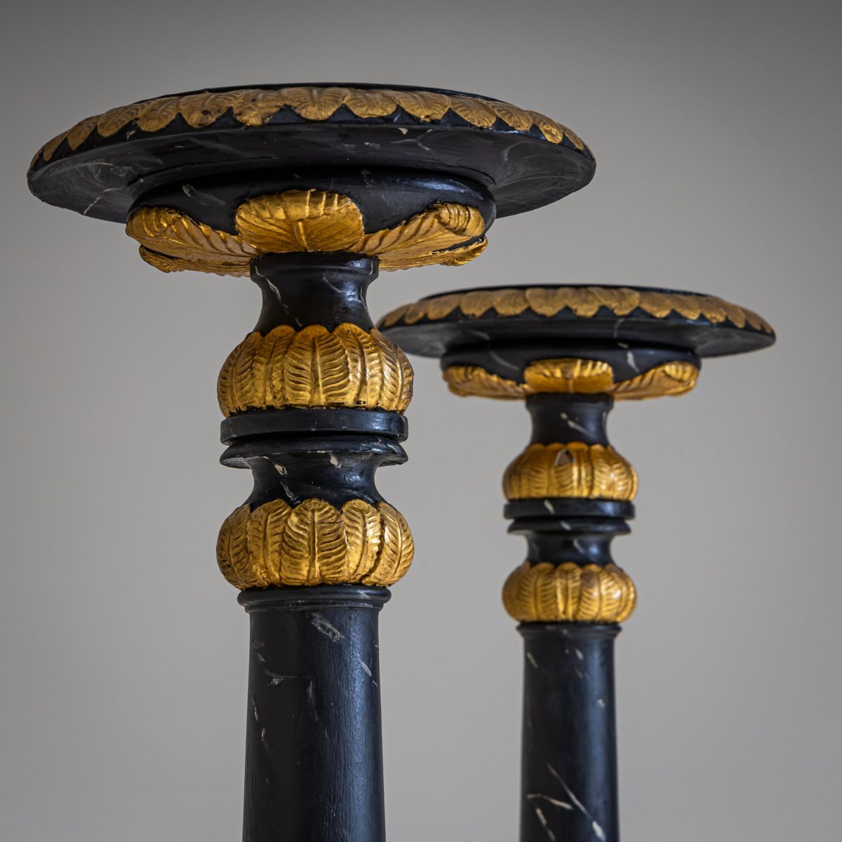 Pair Of Empire Torchères, Early 19th Century-photo-2