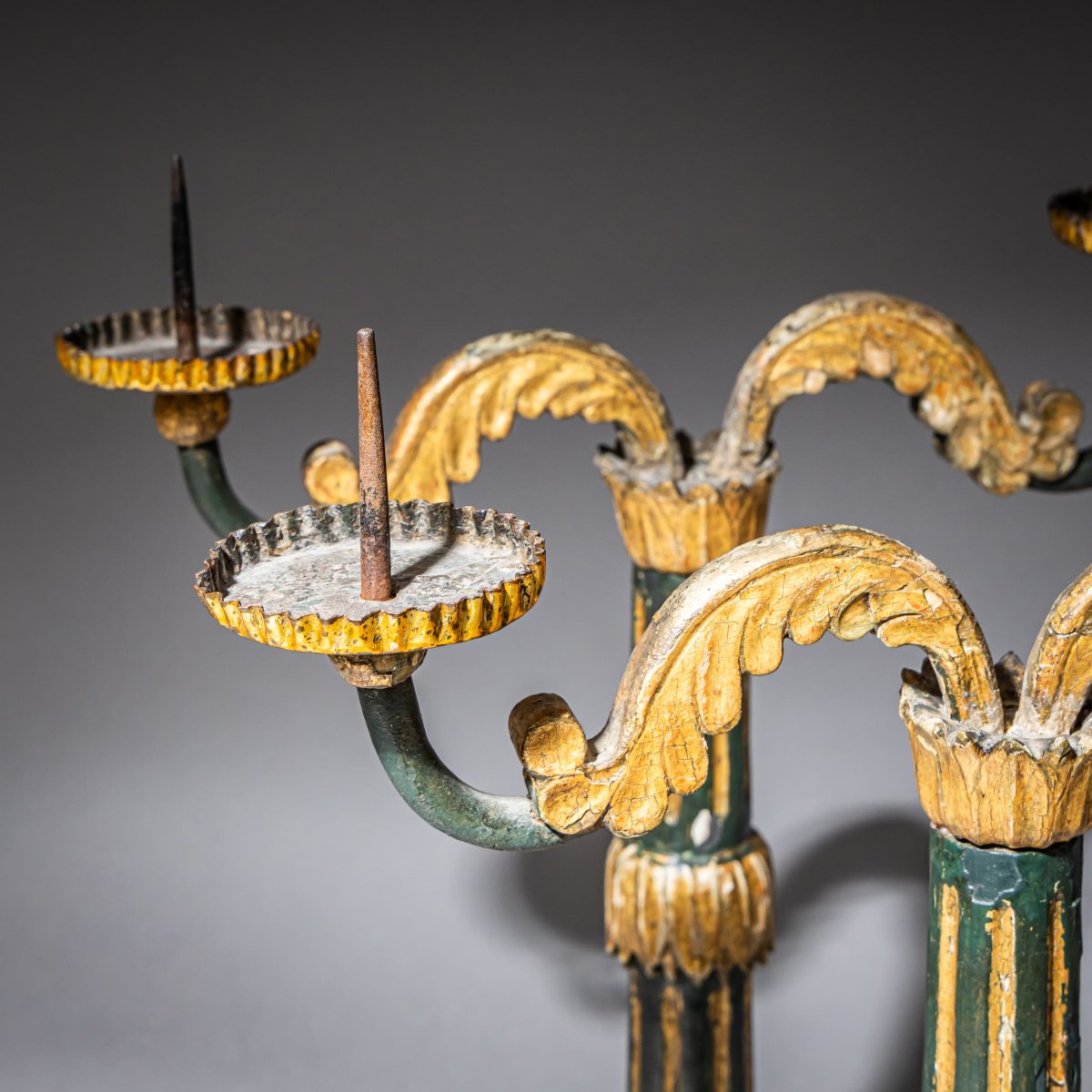 Bougeoirs Empire, Vienne, vers 1800-photo-4