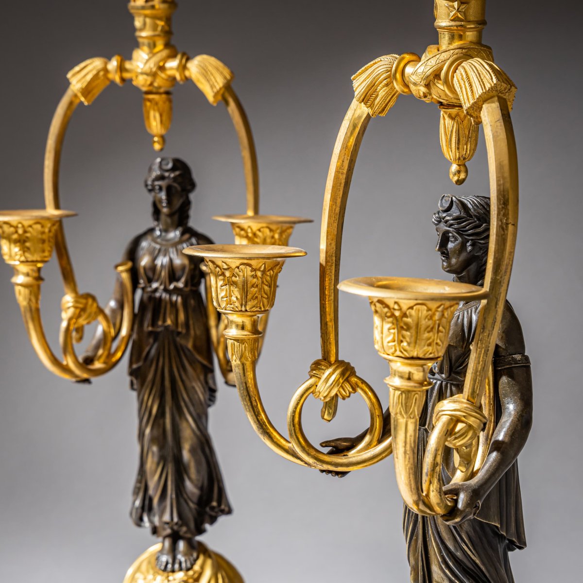 Empire-style Chandeliers, Attributed To Friedrich Bergenfeldt, Russia, Circa 1810-photo-1