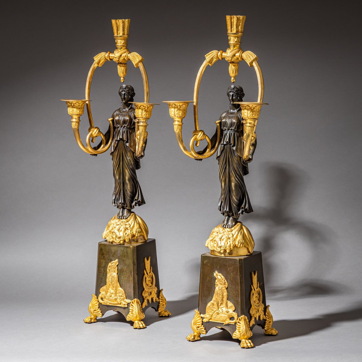 Empire-style Chandeliers, Attributed To Friedrich Bergenfeldt, Russia, Circa 1810-photo-2