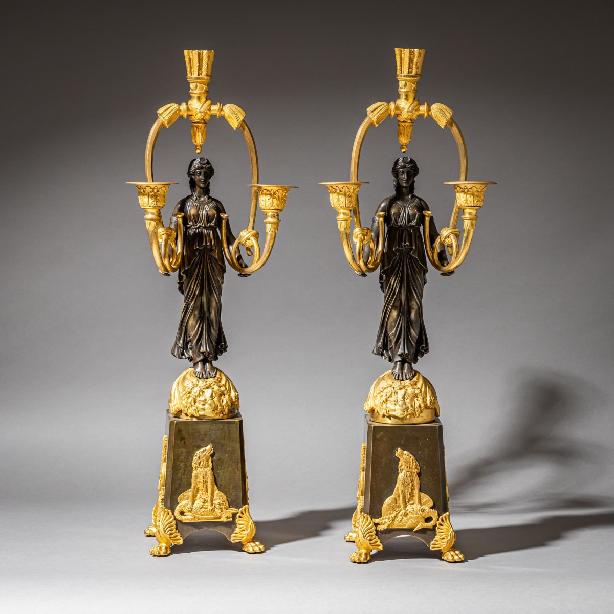 Empire-style Chandeliers, Attributed To Friedrich Bergenfeldt, Russia, Circa 1810