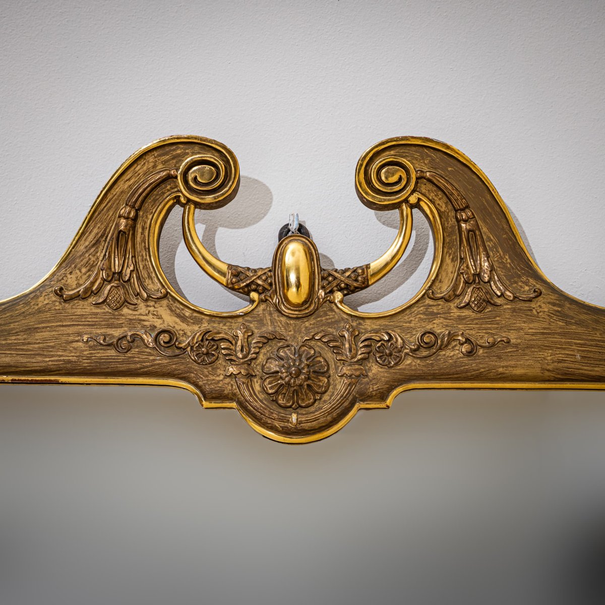 Wall Mirror In The Shape Of A Shield, Circa 1900-photo-2