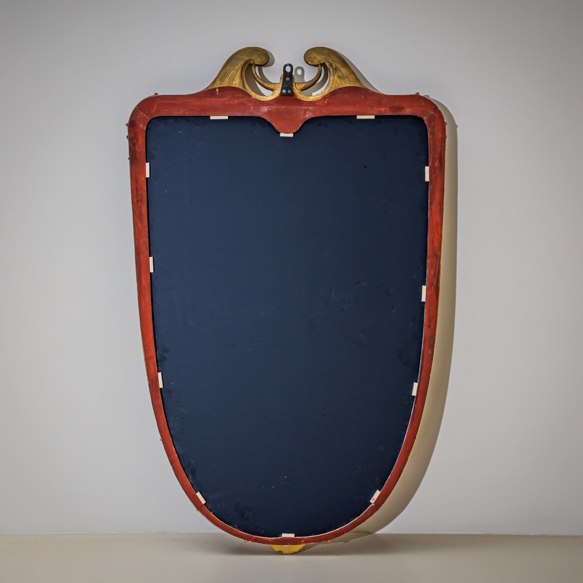 Wall Mirror In The Shape Of A Shield, Circa 1900-photo-6