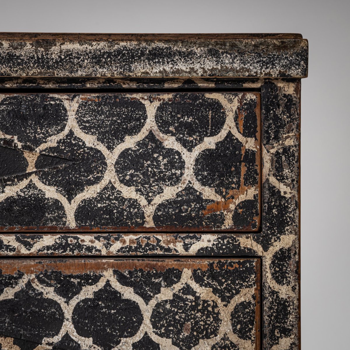 Hand-painted Biedermeier Chest Of Drawers, Circa 1830-photo-2