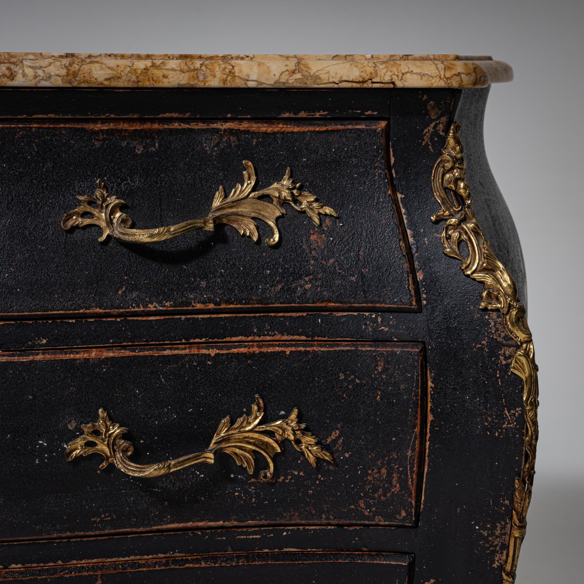 Baroque-style Chest Of Drawers, Circa 1900-photo-2