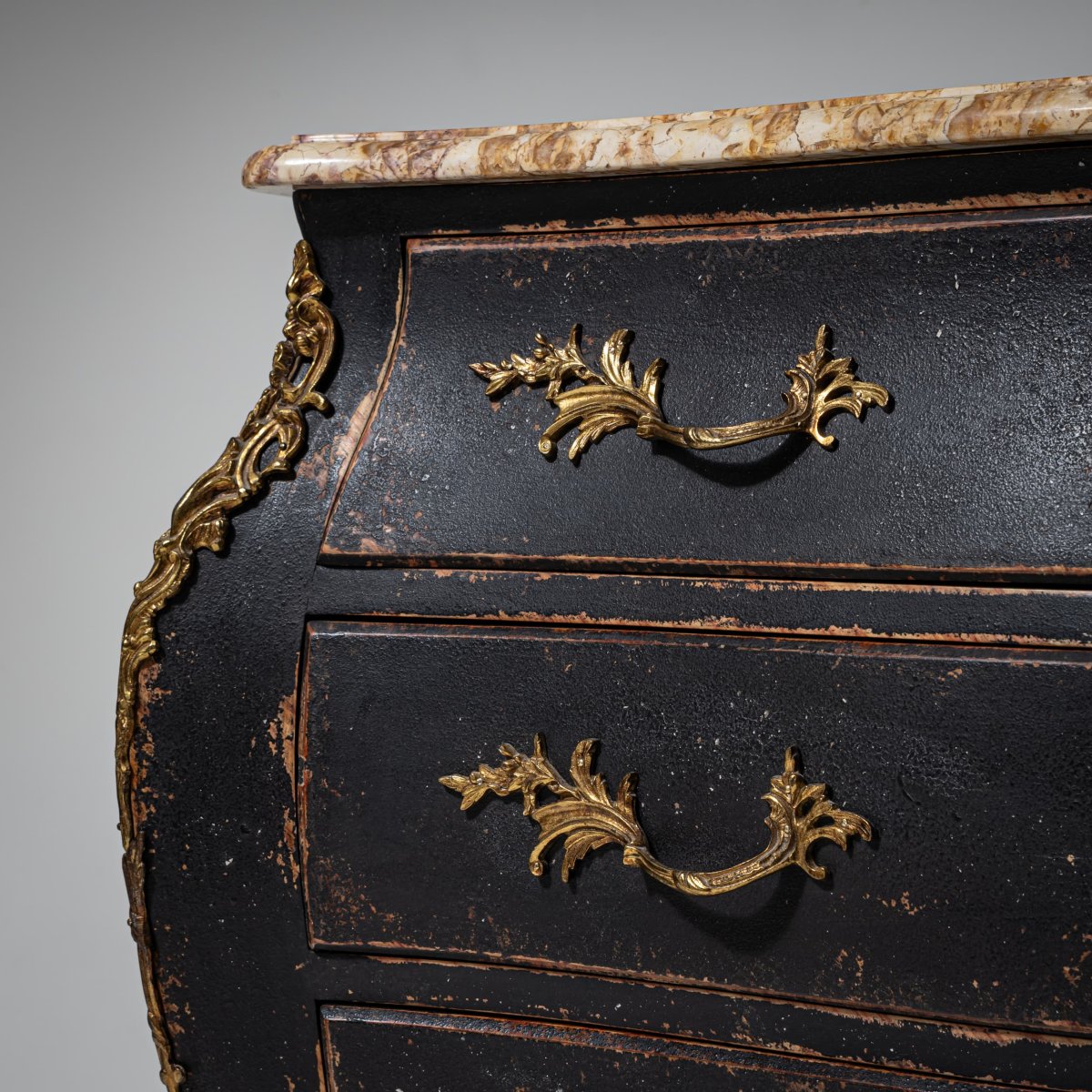 Baroque-style Chest Of Drawers, Circa 1900-photo-4