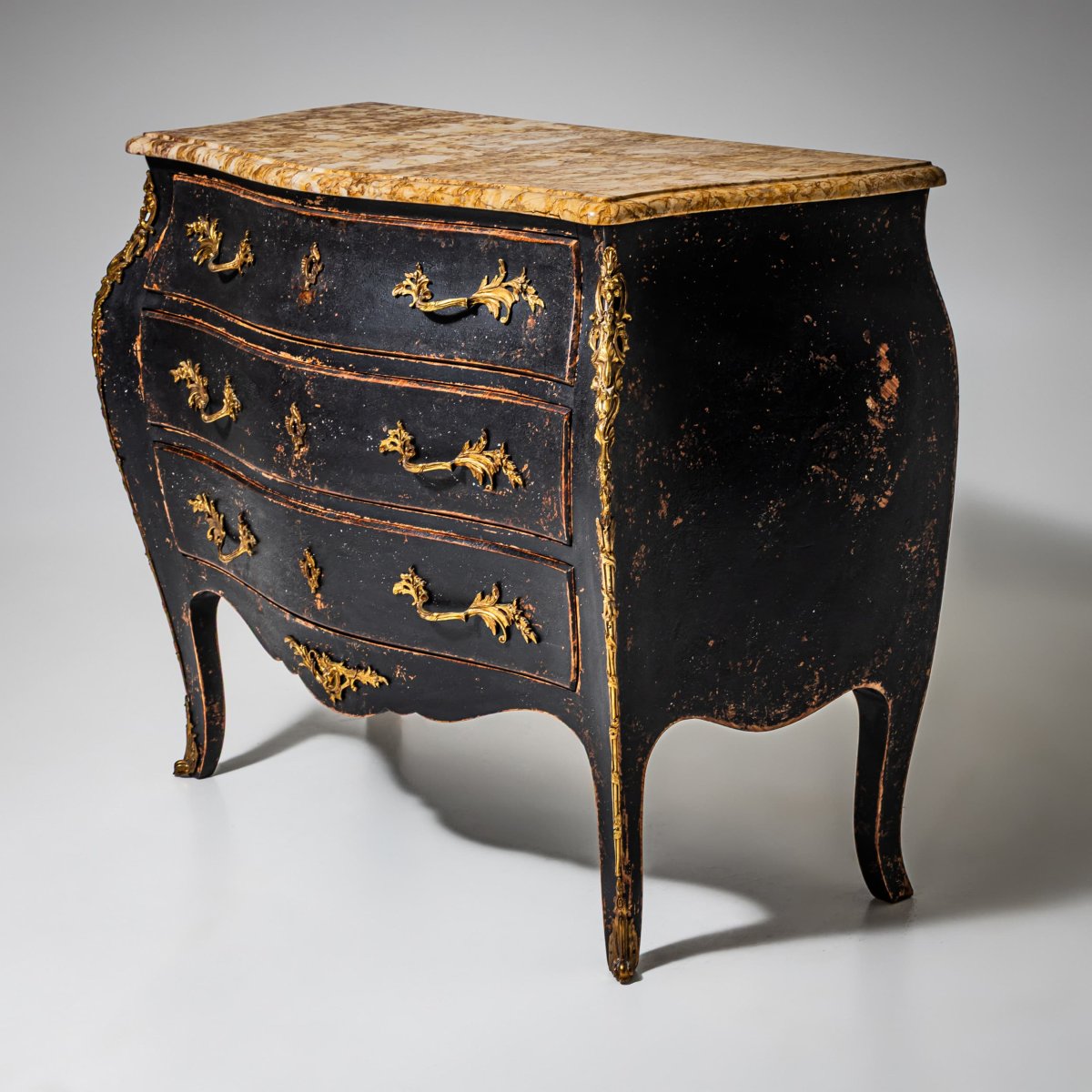 Baroque-style Chest Of Drawers, Circa 1900-photo-5