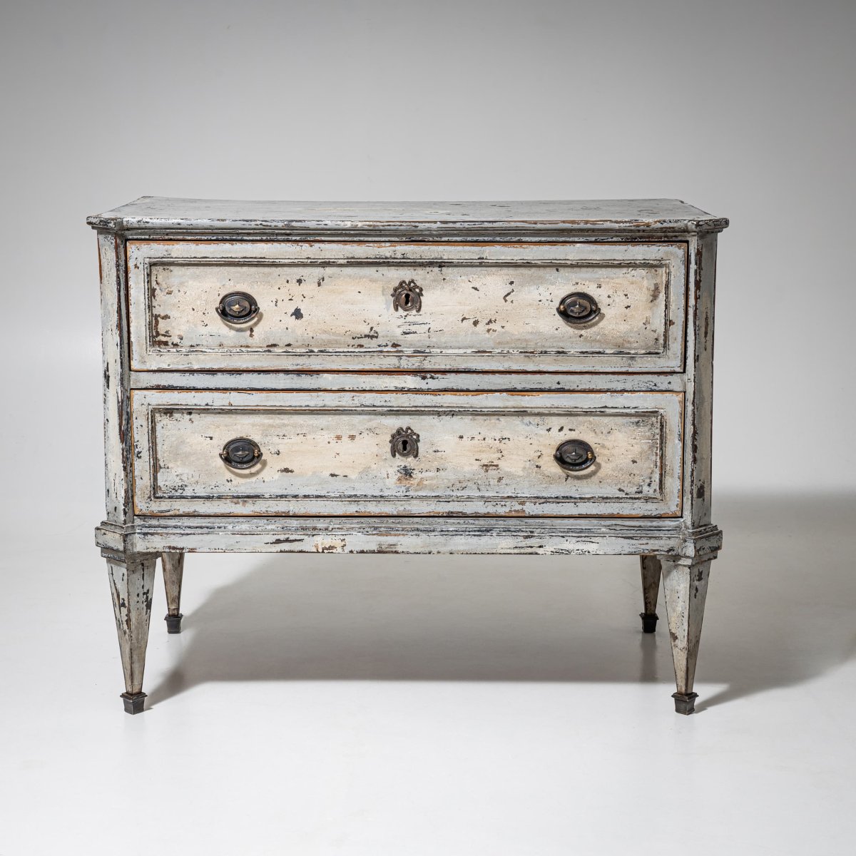 Neoclassical Chest Of Drawers, Circa 1800-photo-1