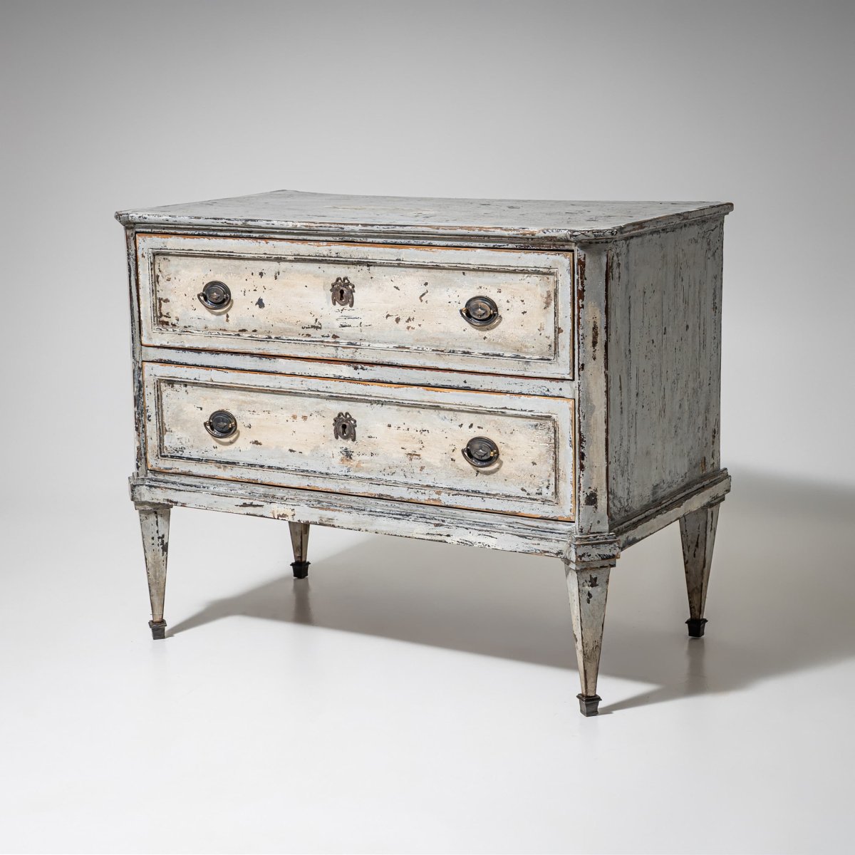 Neoclassical Chest Of Drawers, Circa 1800-photo-4