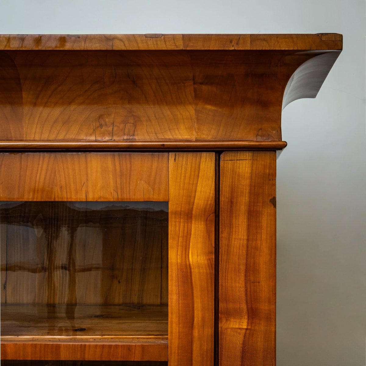 Biedermeier Cherrywood Bookcase, Germany, Circa 1820-photo-4
