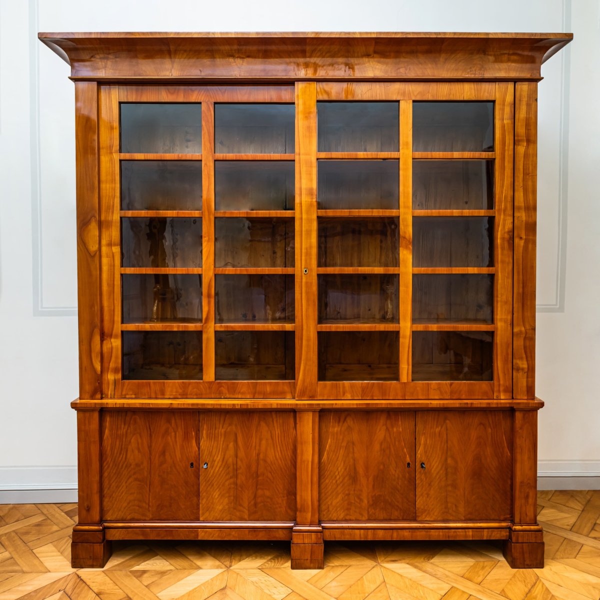 Biedermeier Cherrywood Bookcase, Germany, Circa 1820-photo-1