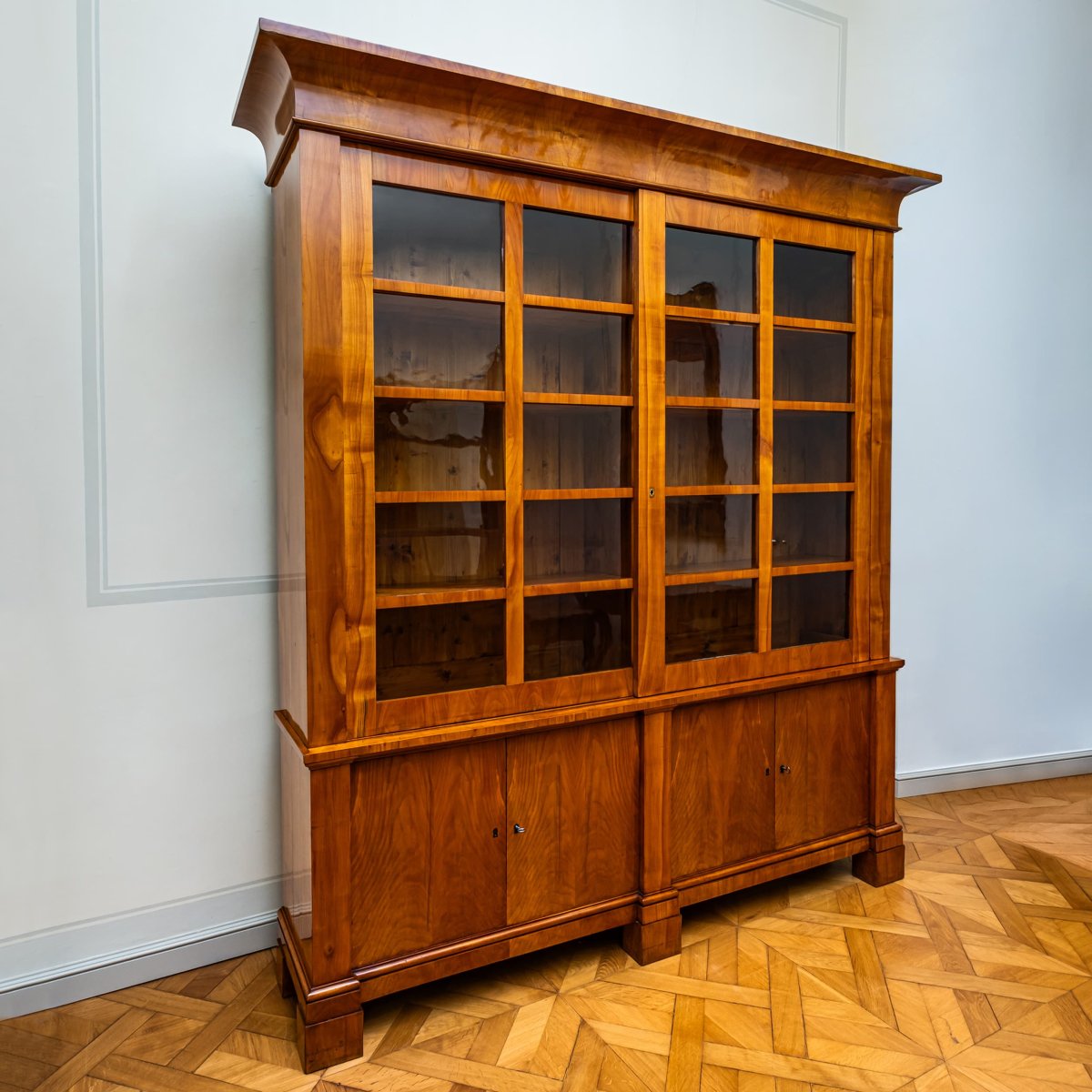Biedermeier Cherrywood Bookcase, Germany, Circa 1820-photo-3