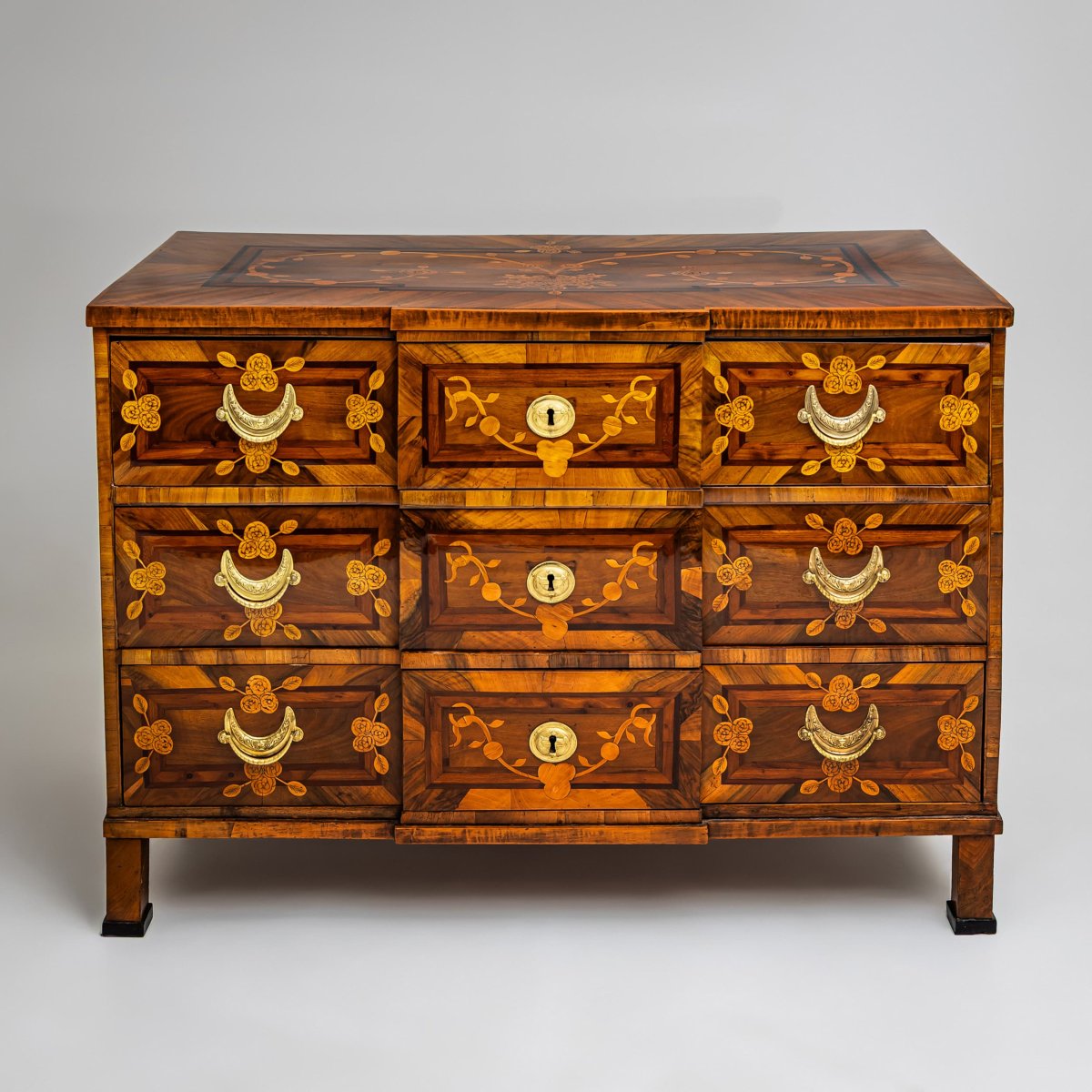 Louis XVI Marquetry Commode, Late 18th Century-photo-3