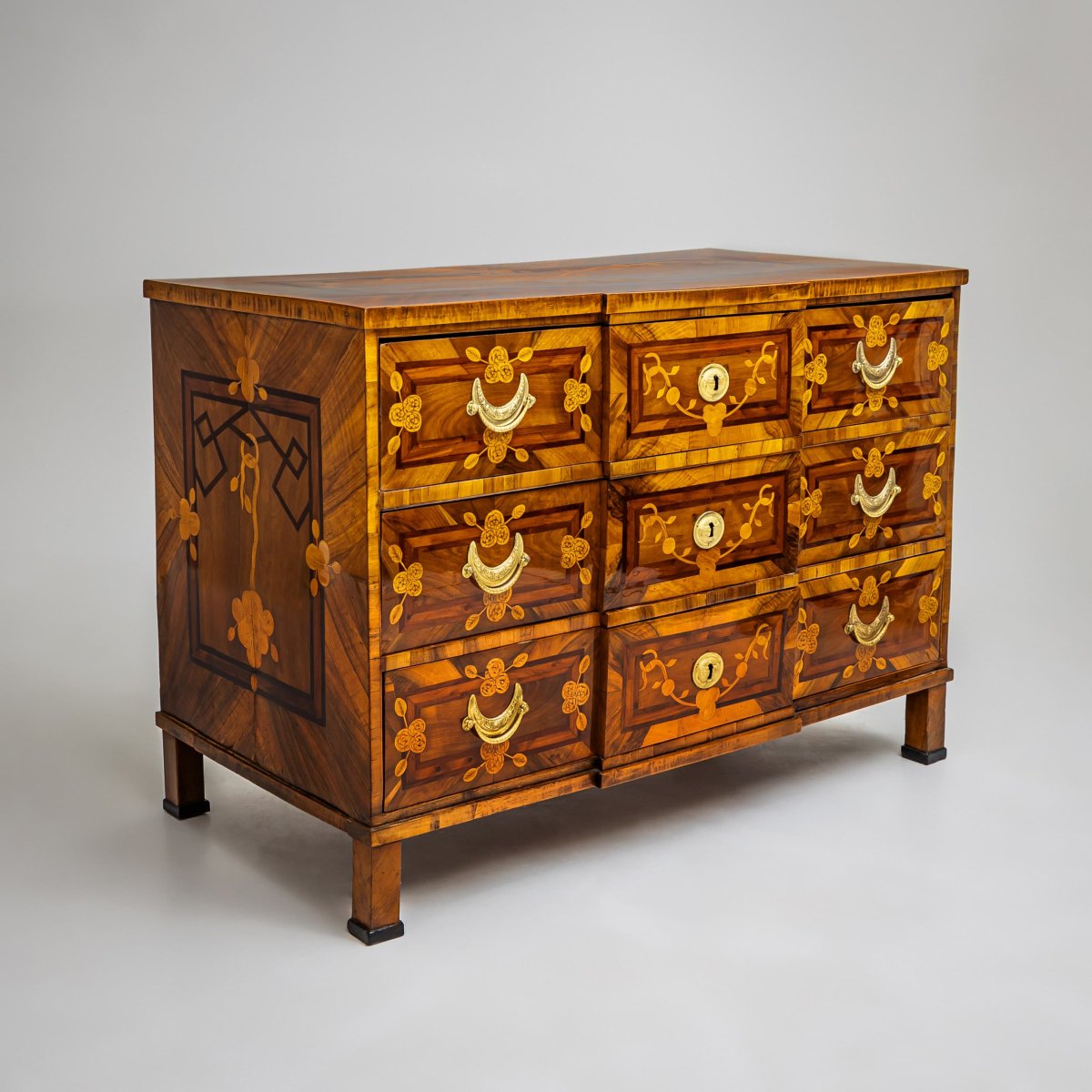 Louis XVI Marquetry Commode, Late 18th Century-photo-4