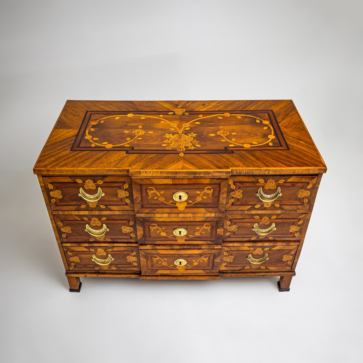 Louis XVI Marquetry Commode, Late 18th Century-photo-7