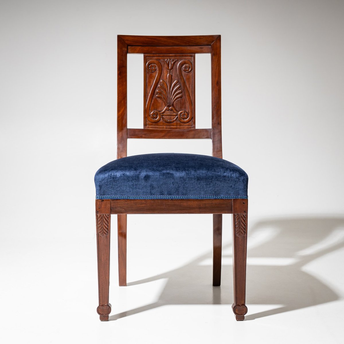 Pair Of Empire Chairs Circa 1800-photo-2