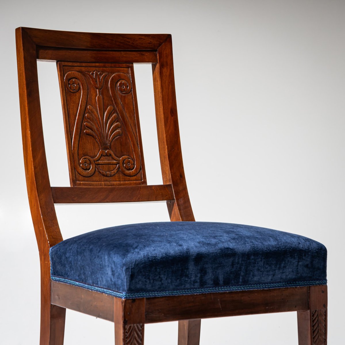 Pair Of Empire Chairs Circa 1800-photo-6