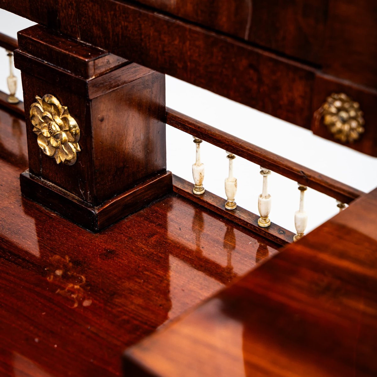 Coiffeuse en acajou, probablement Danemark, vers 1830-photo-3