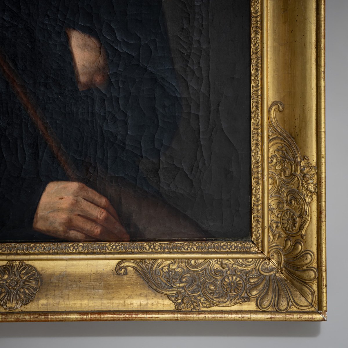 Portrait d'un homme âgé, période Biedermeier, première moitié du XIXe siècle-photo-6