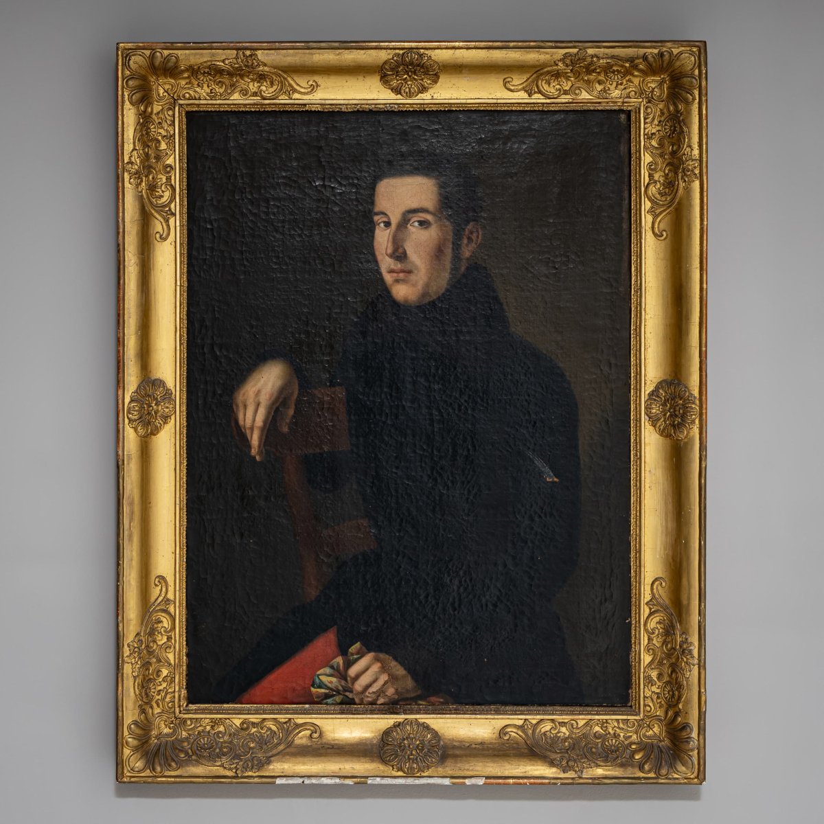 Portrait d'un jeune homme, période Biedermeier, première moitié du XIXe siècle-photo-2
