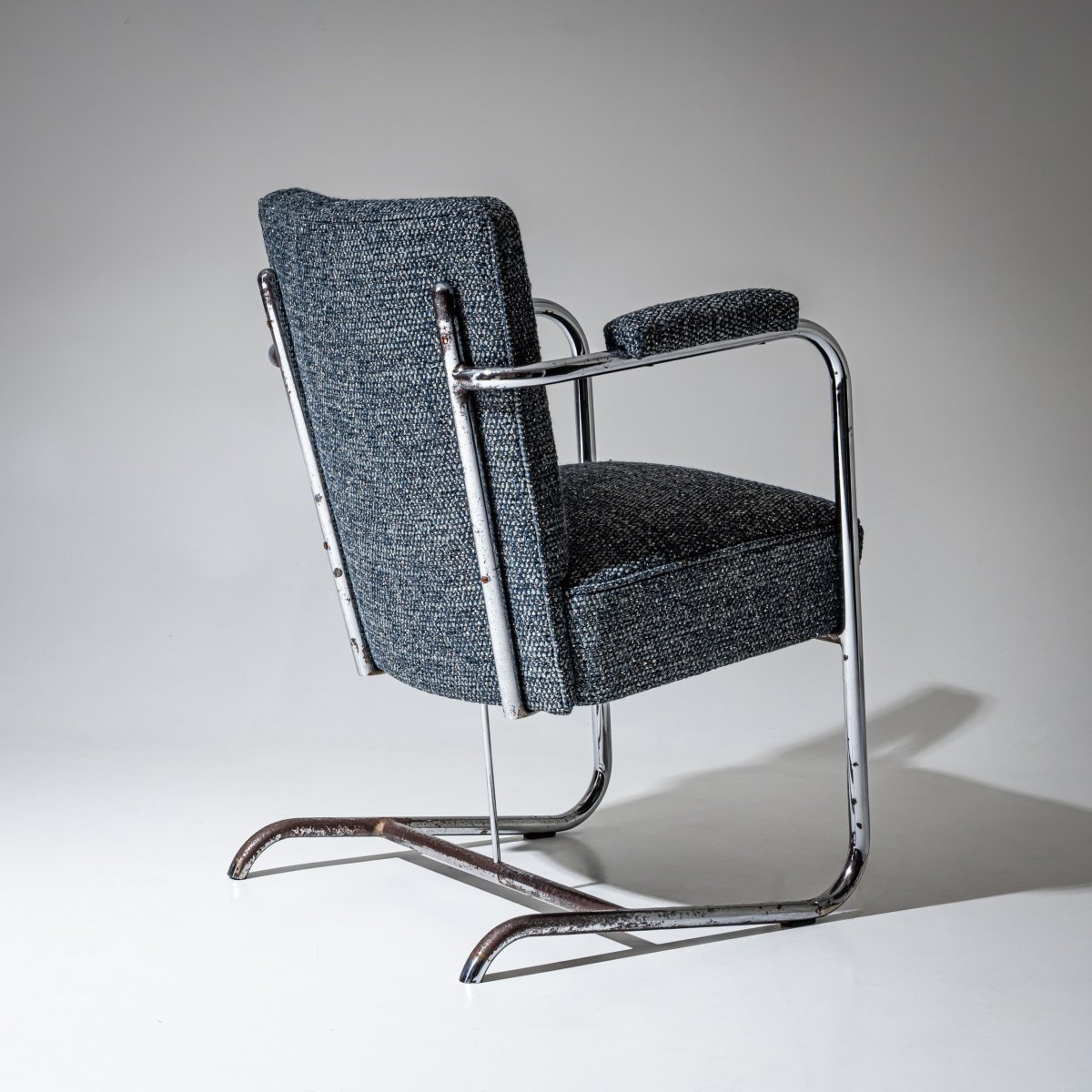 Mid-century Armchair, Italy, 1950s-photo-8