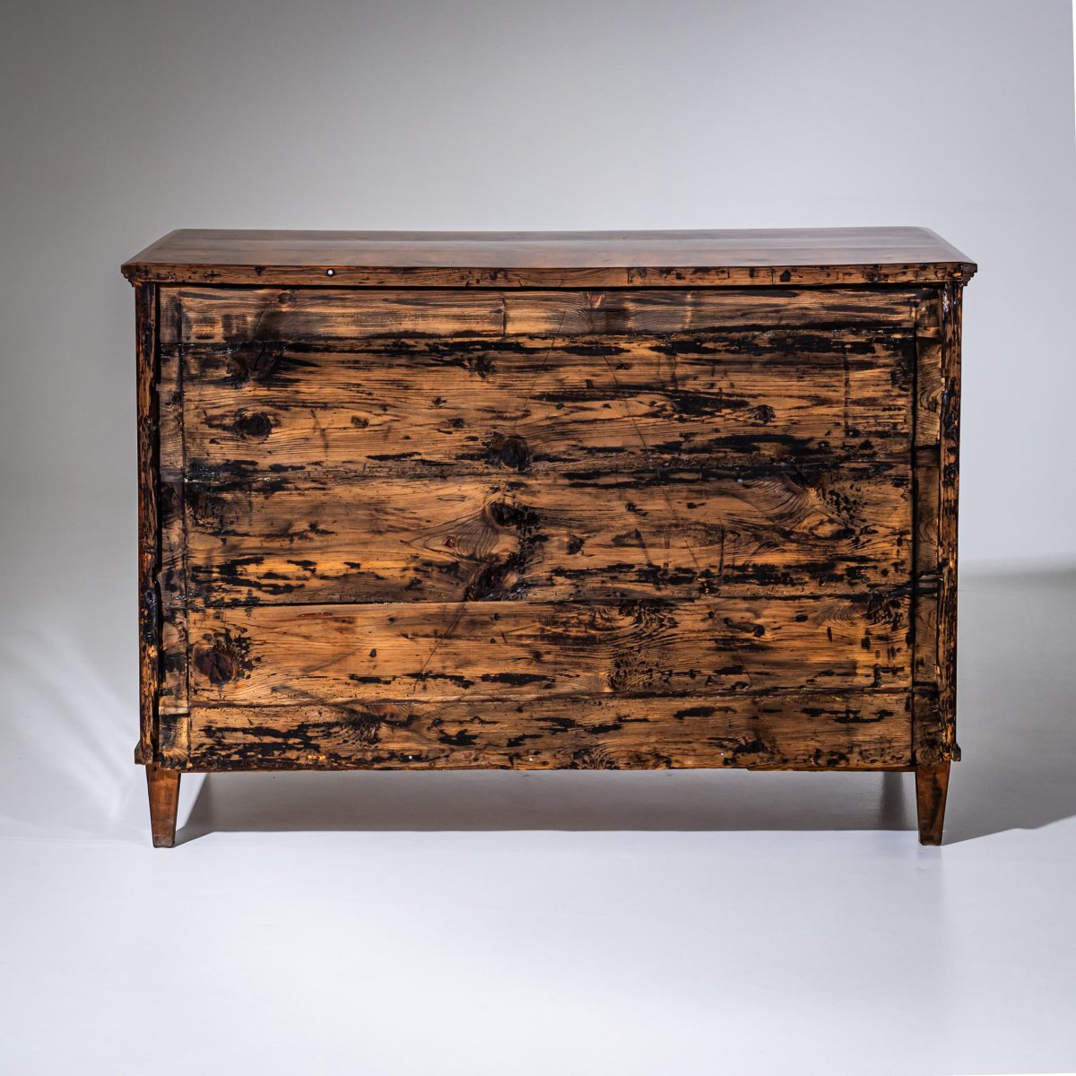 Biedermeier Walnut Chest Of Drawers, Circa 1830-photo-8