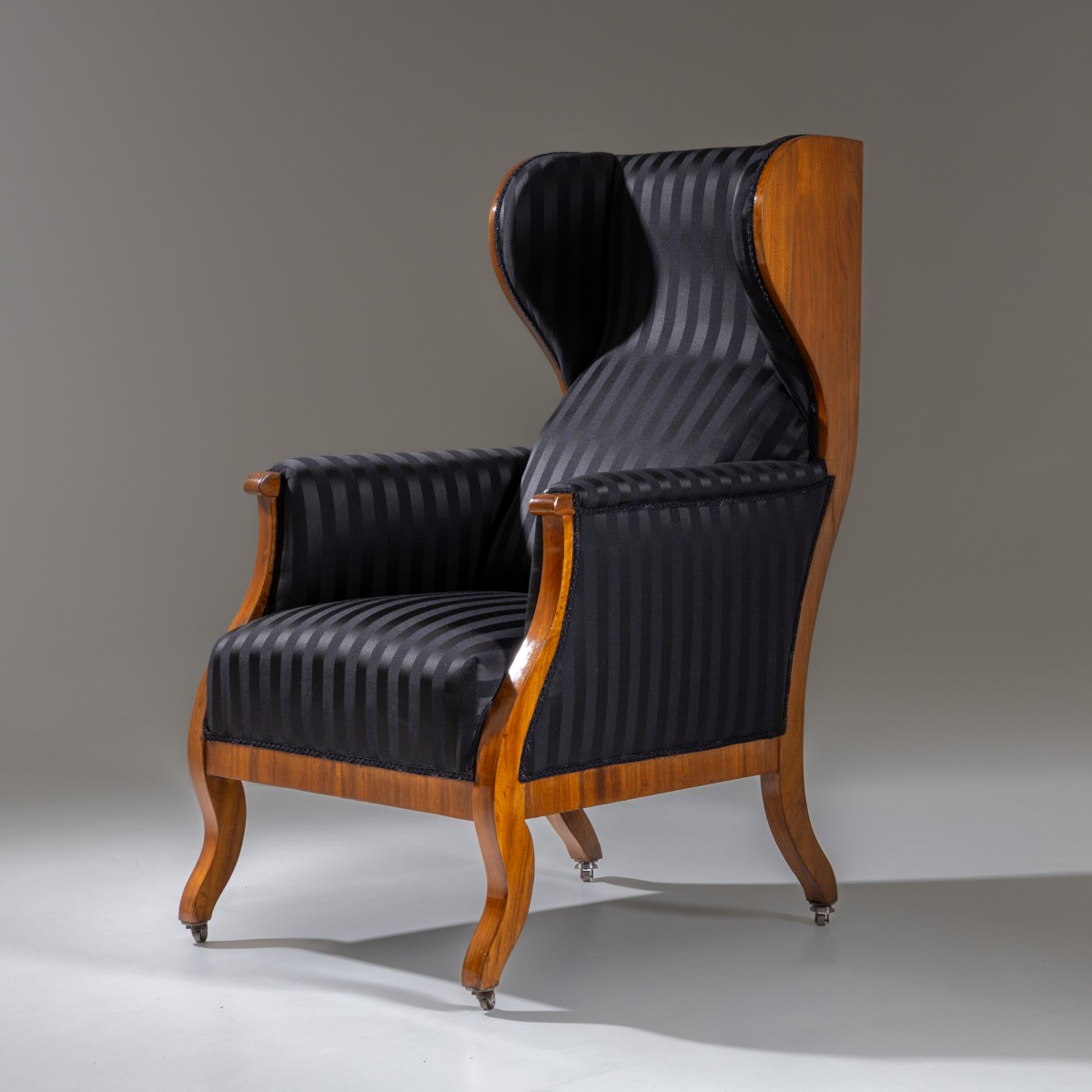 Fauteuil à oreilles Biedermeier, vers 1830