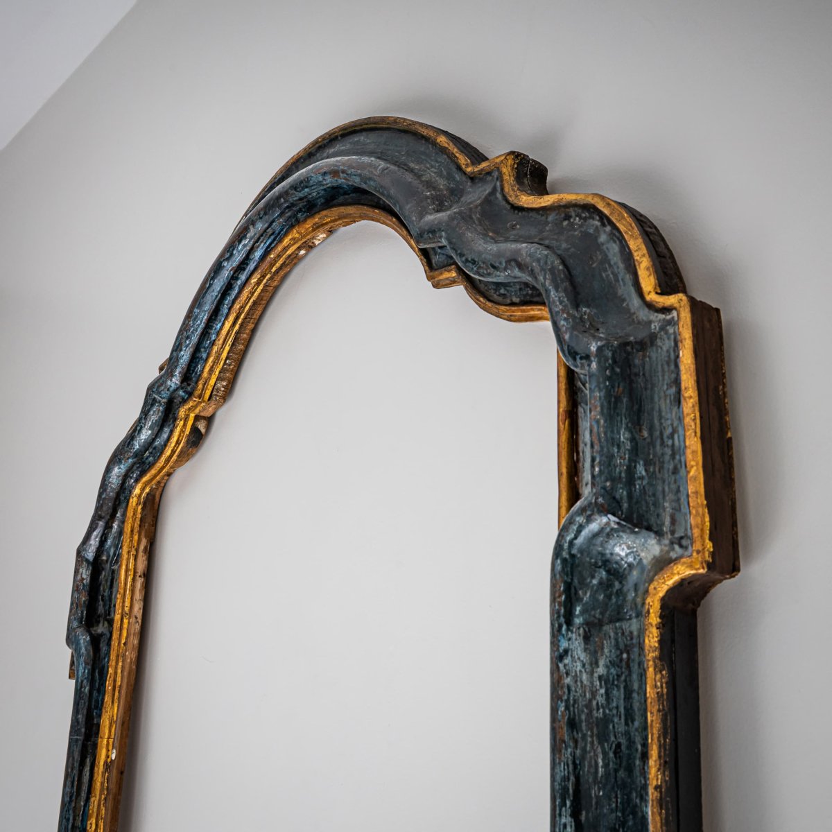 Patinated Baroque Frame, France, 18th Century-photo-3