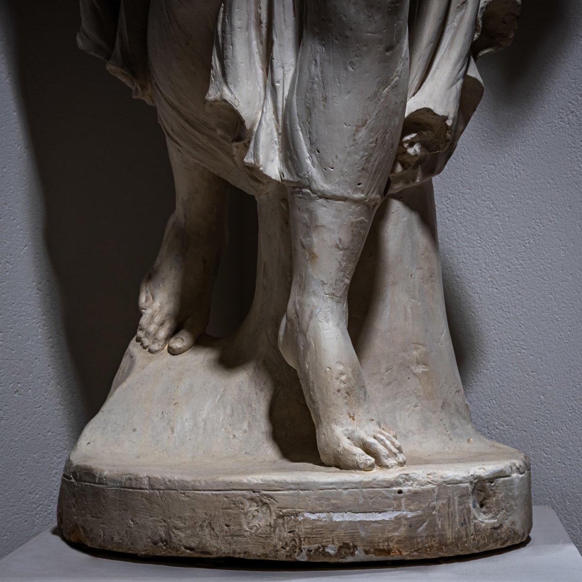 Figurine en plâtre représentant Hébé, Italie, vers 1880-photo-4