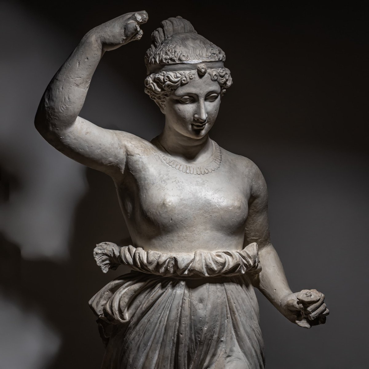 Figurine en plâtre représentant Hébé, Italie, vers 1880-photo-7