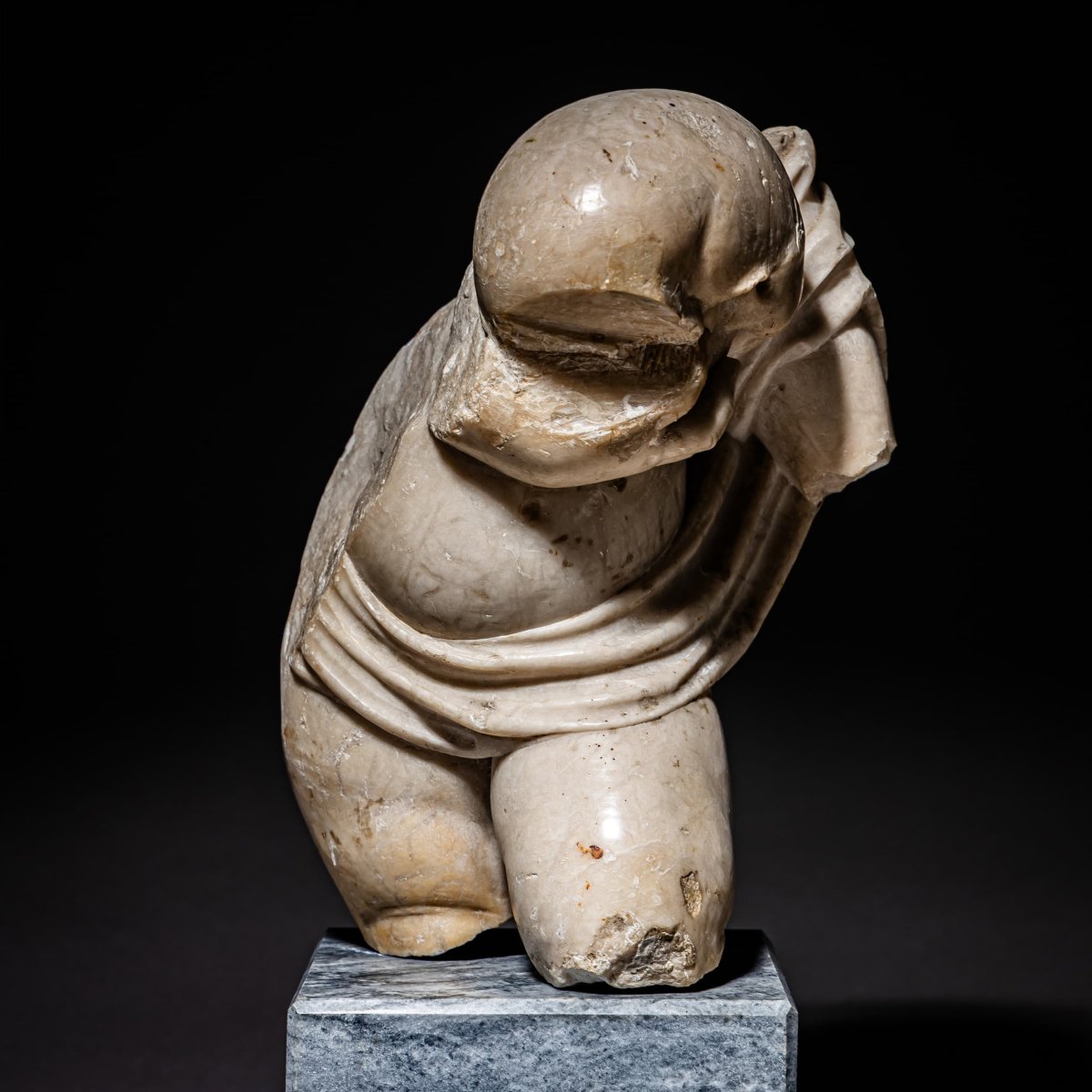 Fragment Of A Bacchante With A Wineskin, 17th/18th Century-photo-4