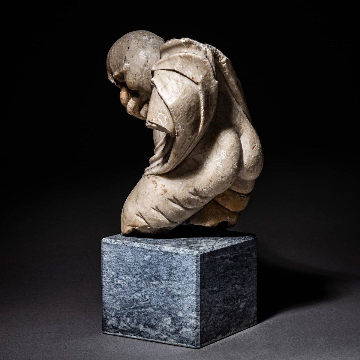 Fragment Of A Bacchante With A Wineskin, 17th/18th Century-photo-3