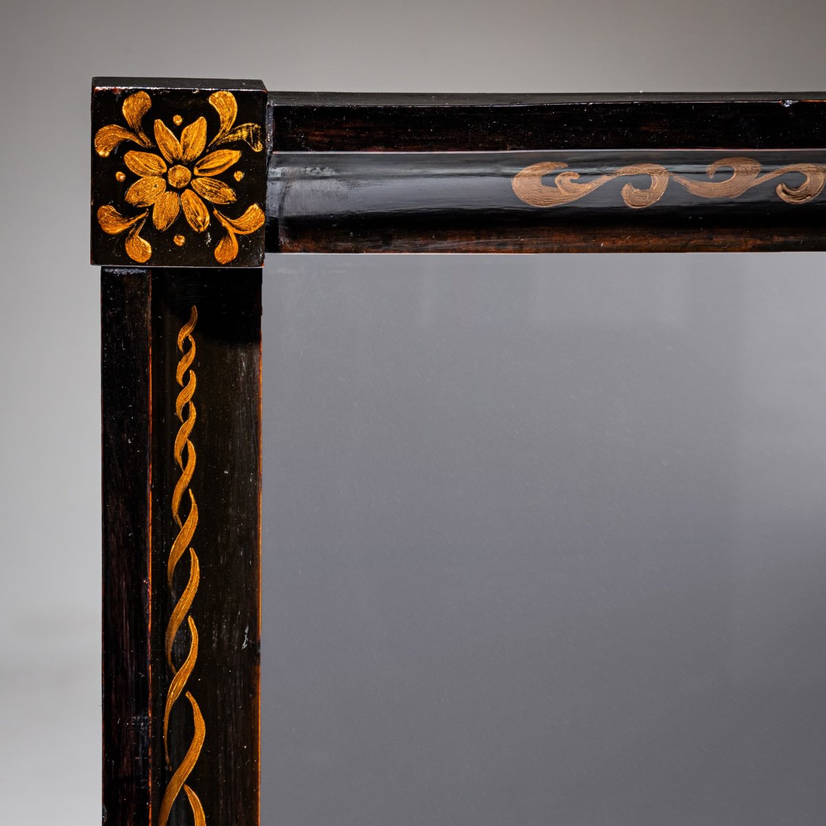Ebonized Biedermeier Mirror, Circa 1820-photo-2