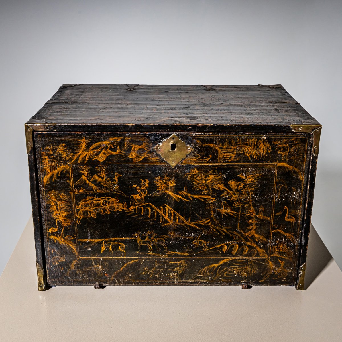 Lacquered And Gilded Cabinet, Germany, 18th Century-photo-5