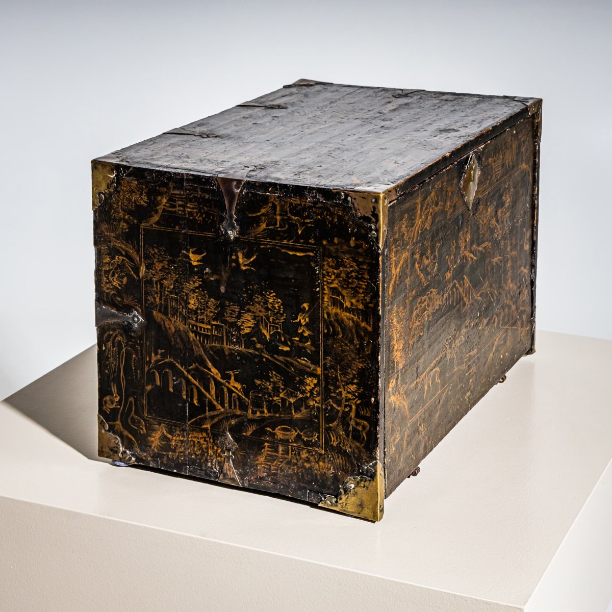 Lacquered And Gilded Cabinet, Germany, 18th Century-photo-7