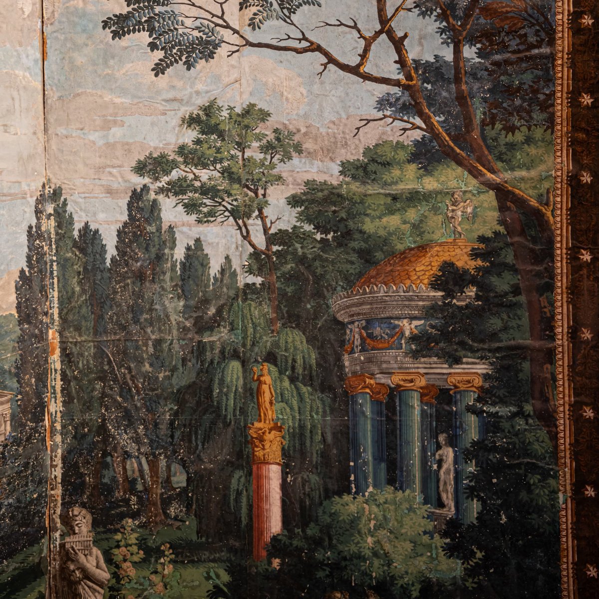 Two Panels From A Panoramic Tapestry By Joseph Dufour (1757-1824), Telemachus On The Island Of-photo-5