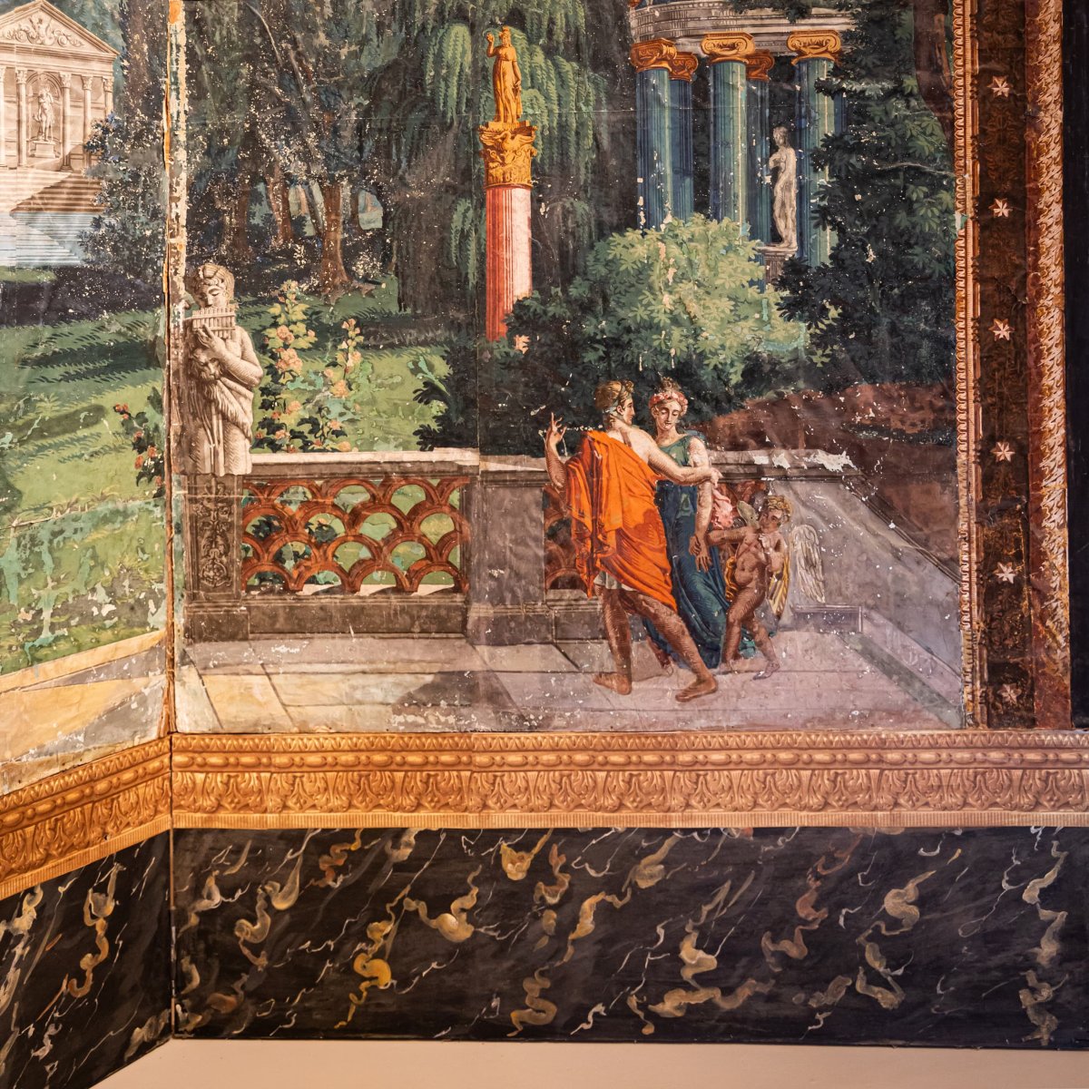 Two Panels From A Panoramic Tapestry By Joseph Dufour (1757-1824), Telemachus On The Island Of-photo-6