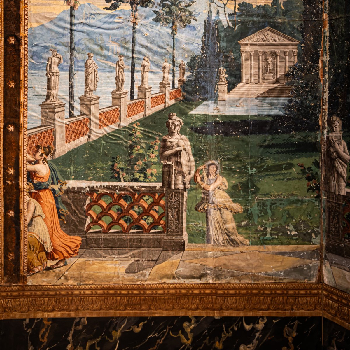 Two Panels From A Panoramic Tapestry By Joseph Dufour (1757-1824), Telemachus On The Island Of-photo-7