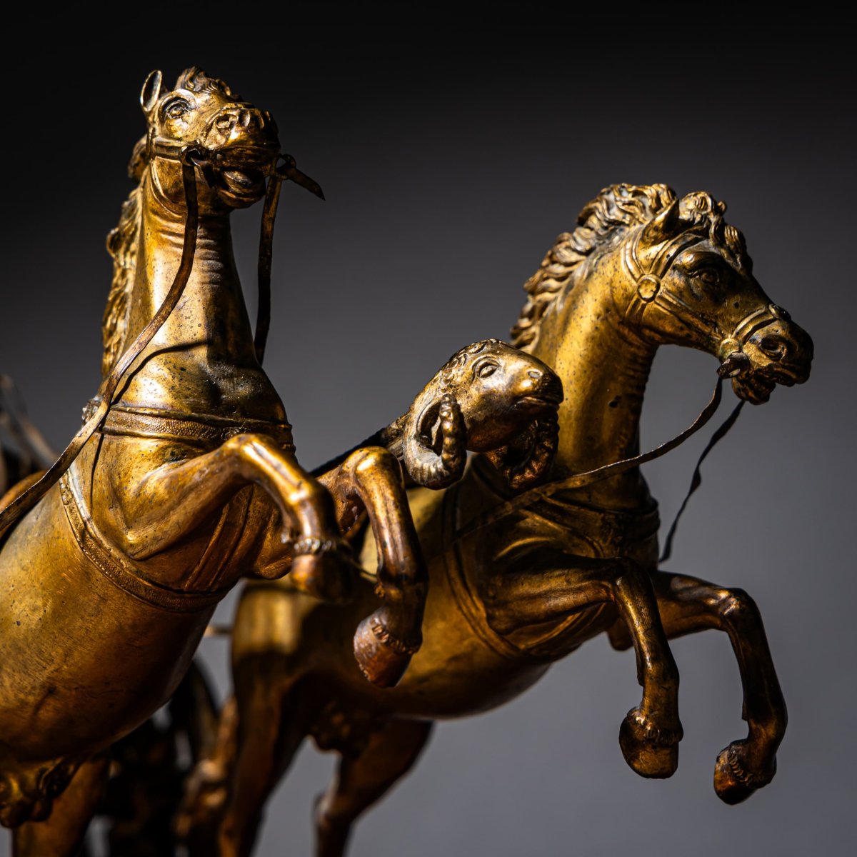 Bronze Chariot, Italy, 19th Century-photo-5