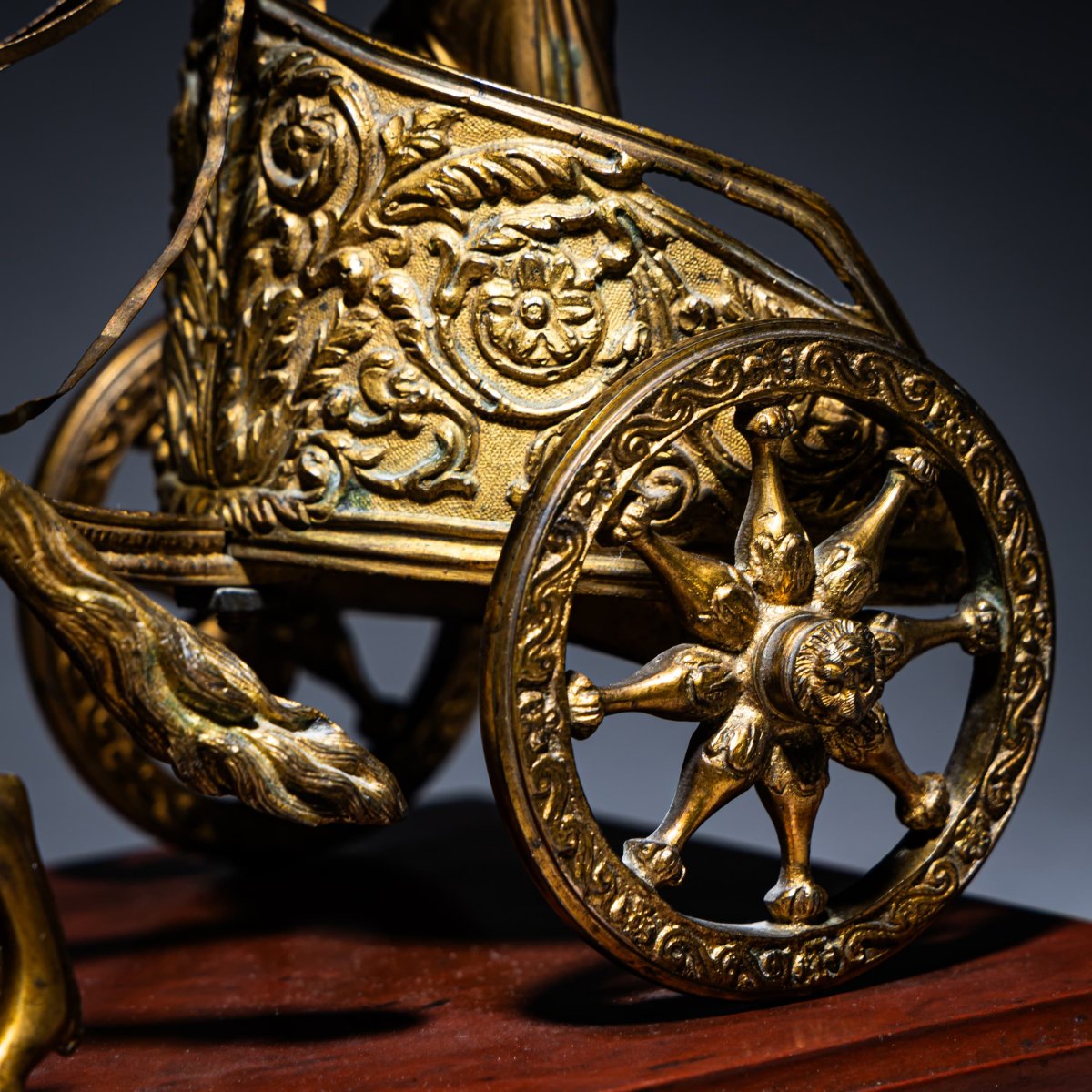 Bronze Chariot, Italy, 19th Century-photo-7