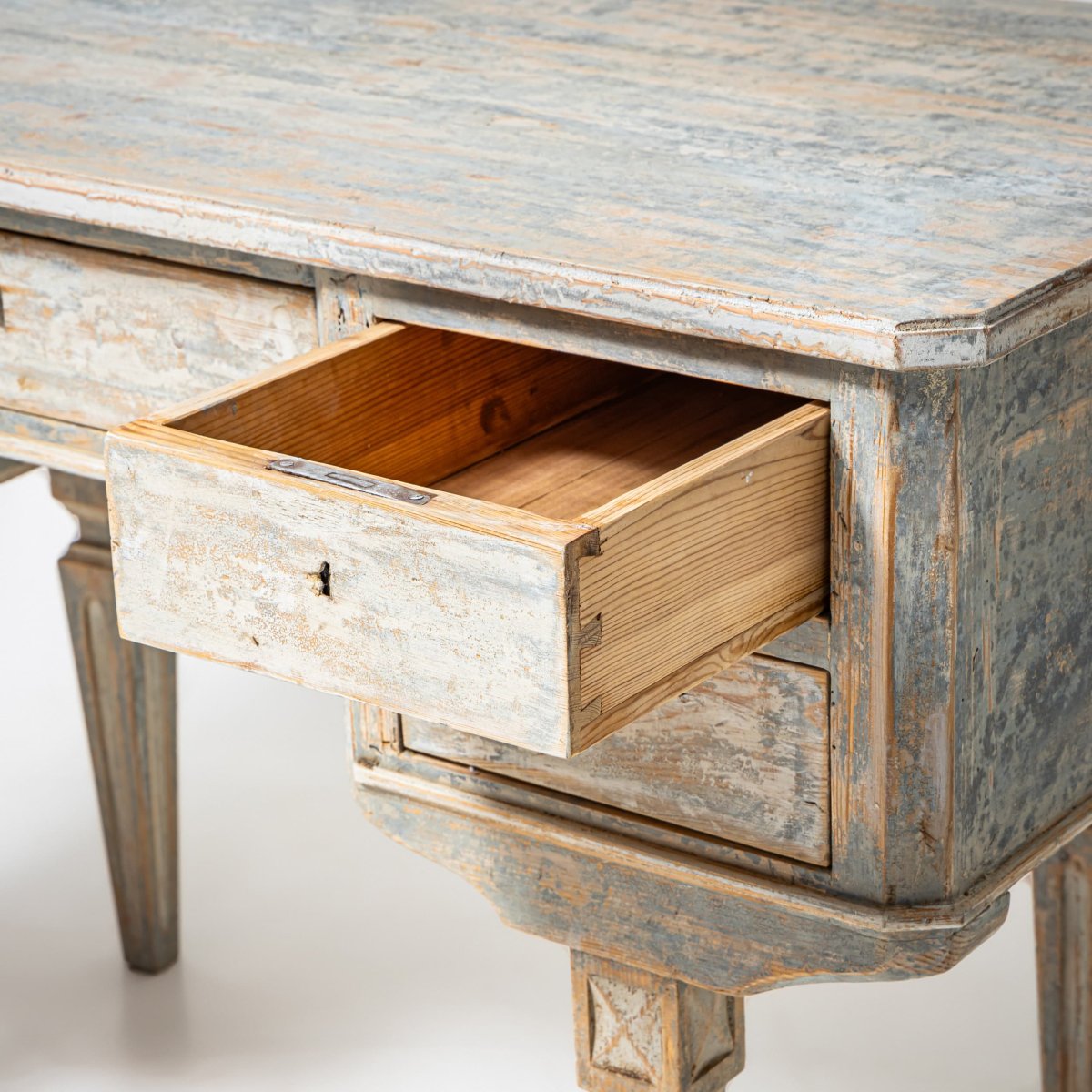 Bureau peint, XIXe siècle-photo-3