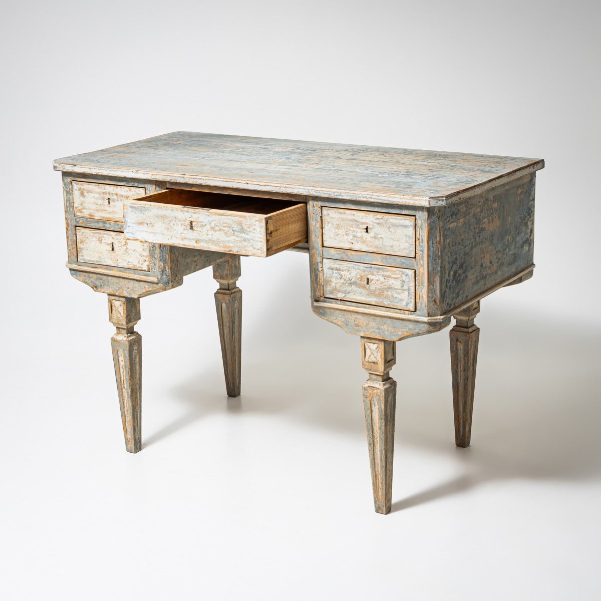Bureau peint, XIXe siècle-photo-4