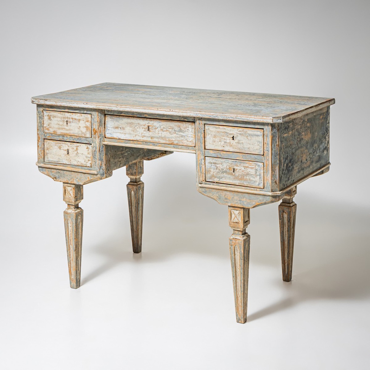 Bureau peint, XIXe siècle