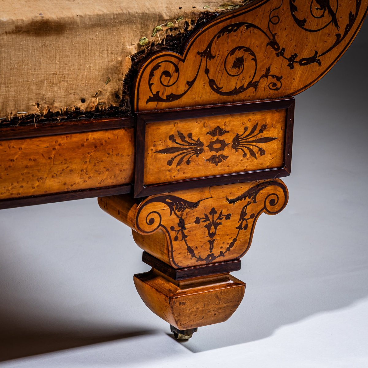 Charles X Chaise longue, France, circa 1830-photo-3