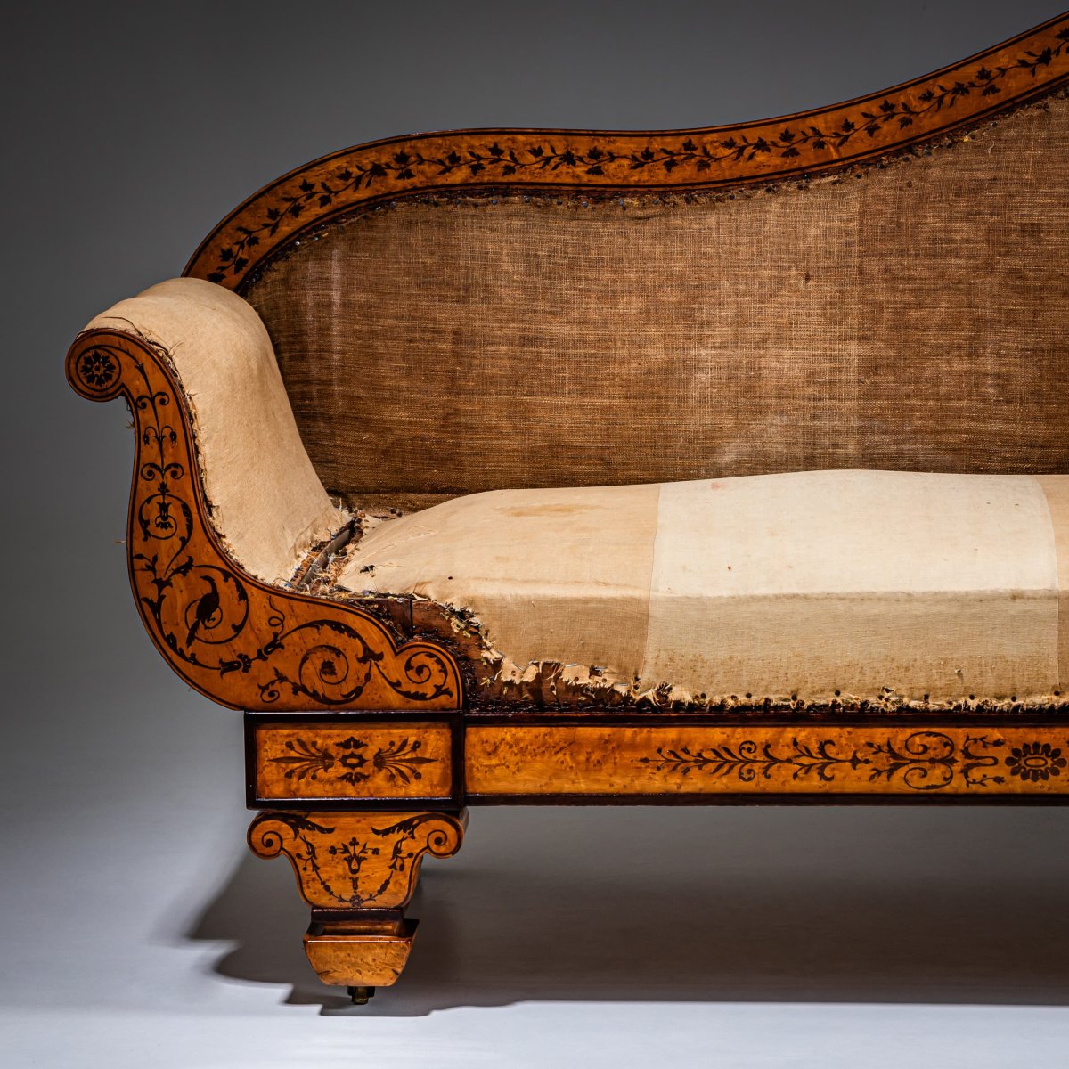 Charles X Chaise longue, France, circa 1830-photo-1