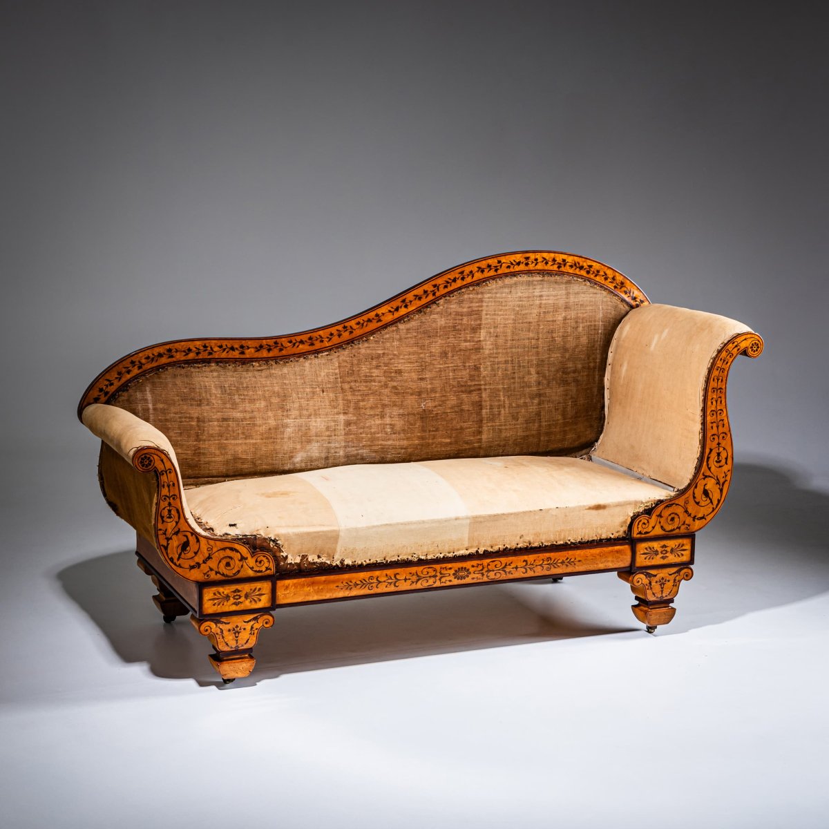Charles X Chaise longue, France, circa 1830-photo-6
