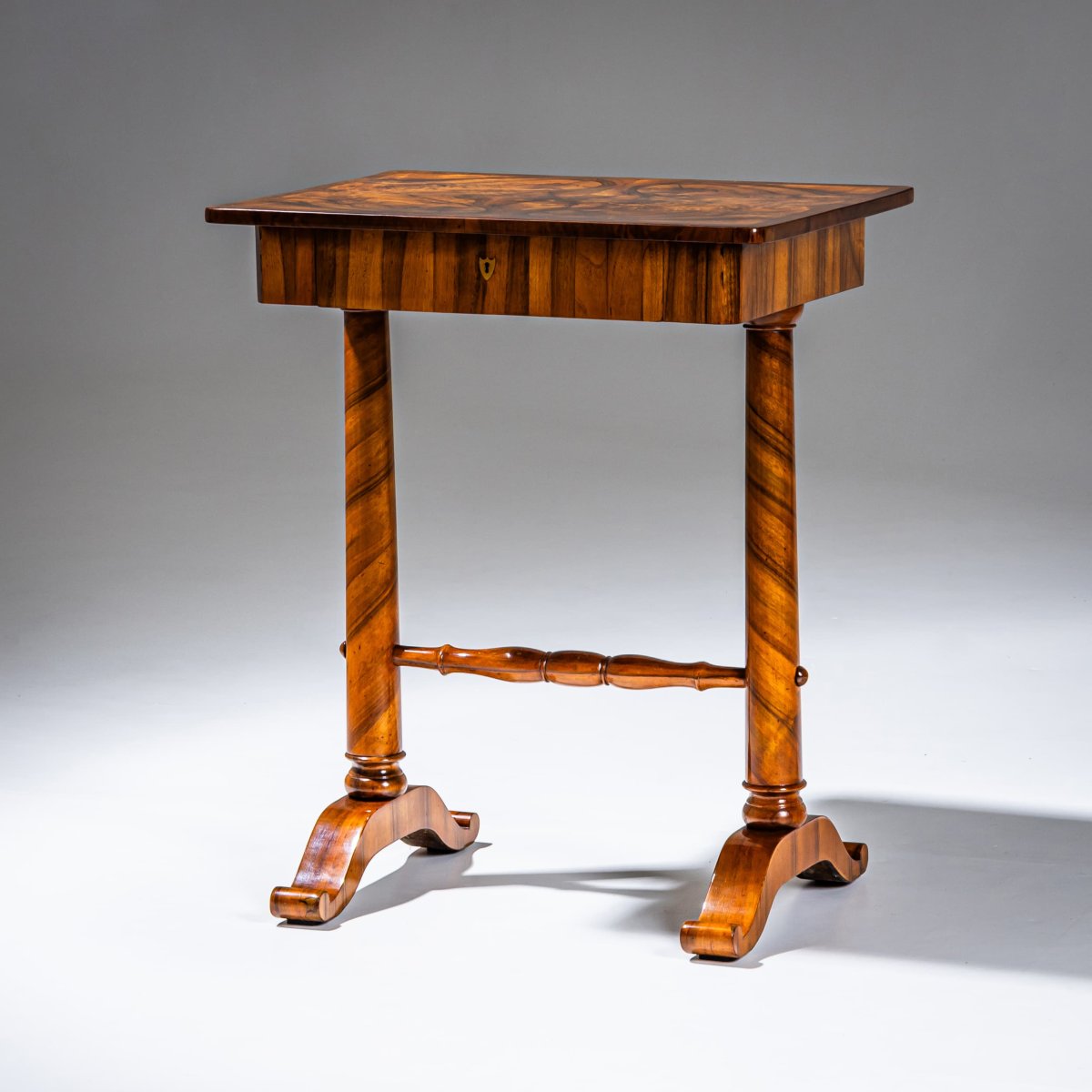 Table à couture Biedermeier, vers 1830-1840-photo-5