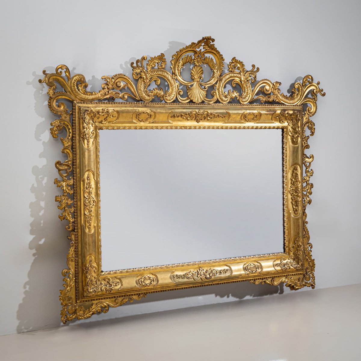 Large Florentine Baroque Wall Mirror, Italy, Late 19th Century-photo-6