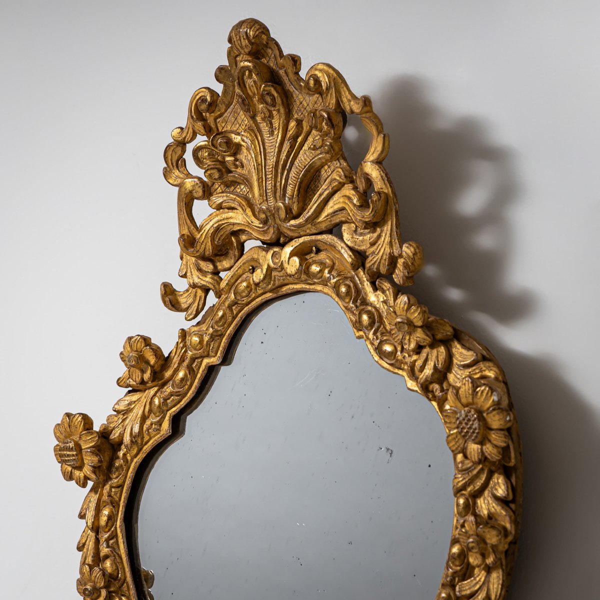 Miroir de style rococo, XIXe siècle-photo-2