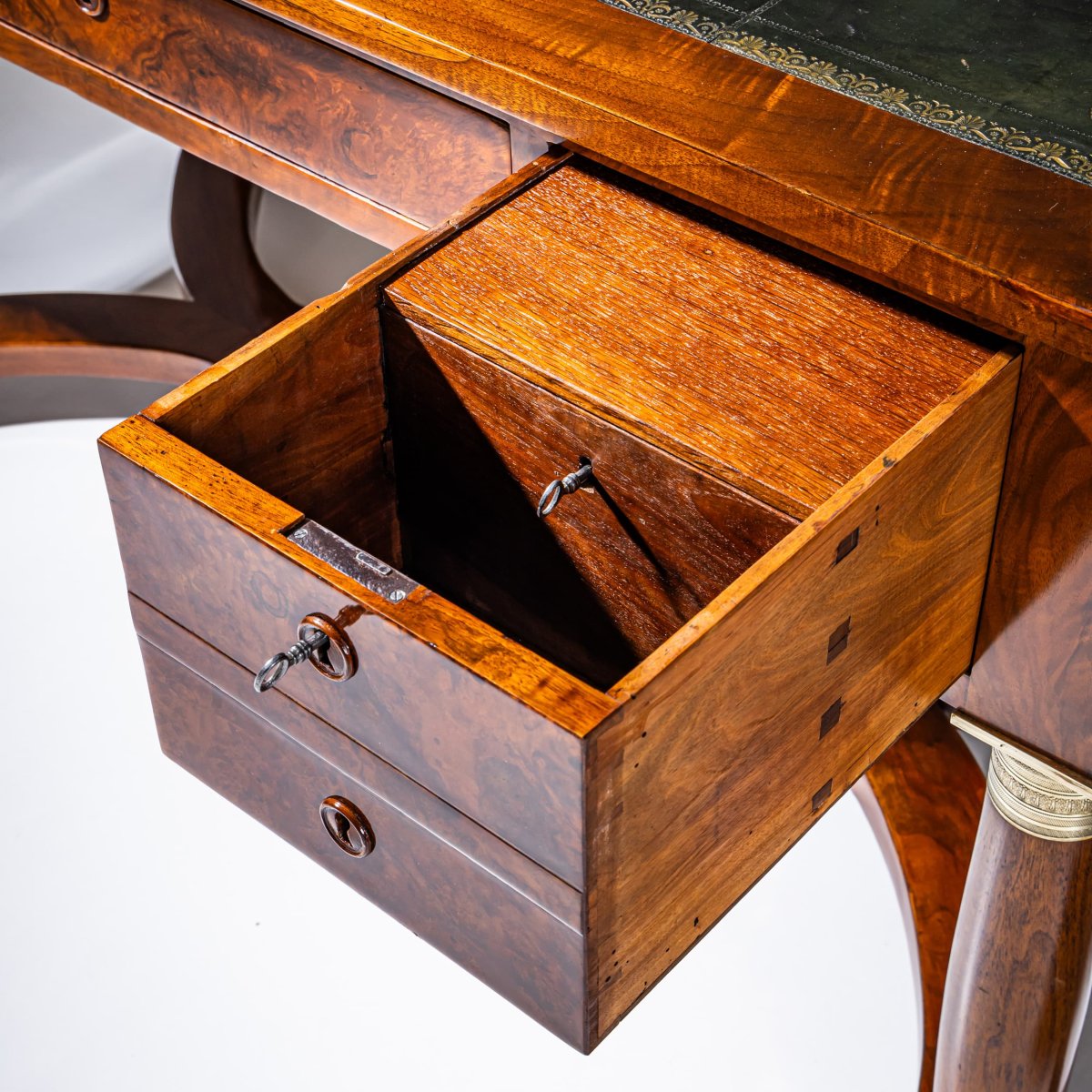 Bureau plat Charles X style , France, 19ieme Ciecle-photo-3